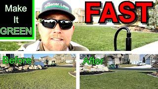 Want A Green Lawn Quick? Follow This One Simple Step!