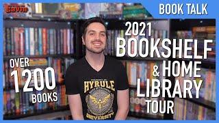 Bookshelf and Home Library Tour 2021  Over 1200 Books!