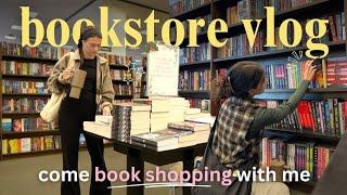 Cozy bookstore vlog like we're on facetime | book shop with me at Barnes & Noble