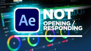 Adobe After Effects CC Not Opening/ Responding/ Working!