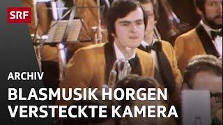 Versteckte Kamera: Blasmusik Horgen (1976) | Teleboy | SRF Archiv