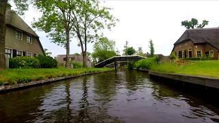 Giethoorn, The Netherlands.. Venice of Holland.. Full Boat Tour