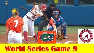 #14 Alabama vs #4 Florida Softball Highlights, 2024 NCAA World Series Game 9