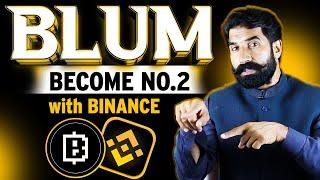 Blum Become No.2 with Binance | Blum Airdrop | Blum Coin | Blum Memepad | Airdrop News | Albarizon