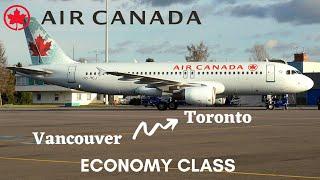 RED EYE FLIGHT Vancouver to Toronto on AIR CANADA Airbus A320 | TRIP REPORT