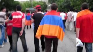 First Armenian Front going to Republican Stadium (07.06.2011)