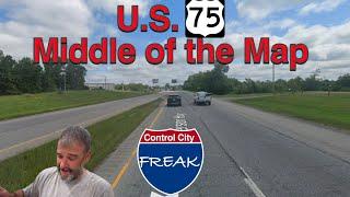 US 75: Middle of the Map