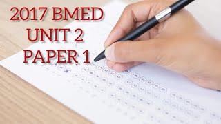 ANSWERING 45 BMED UNIT 2 MULTIPLE CHOICE QUESTIONS