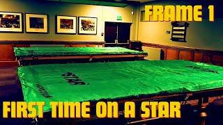 Best of 3 Snooker Match on a Star Table, Frame 1 Versus Youtuber @BrendanExplores