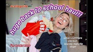 MASSIVE back to school TRY-ON haul ~yay college~