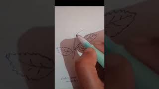 Tulsi leaf# Shorts #1 min drawing #laxmi