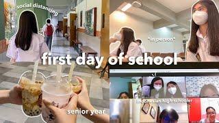 first day of *in-person* school in indonesia (senior year) | high school vlog