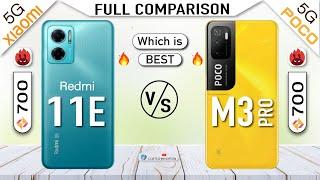 Xiaomi Redmi Note 11E vs POCO M3 Pro | full Comparison | 700 5G Battle|which is Best 2022