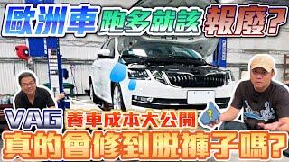 讓你修到脫褲子？歐洲車毛病多養車難？通病維修成本大公開 ｜2019 Skoda Octavia Combi