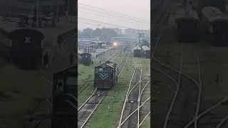 Locomotive HBU 8064 on Shunting Duty | Pakistan Railways | Rawalpindi | Travel Pakistan Anjum Jamil