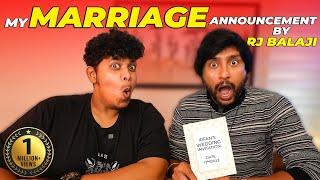 My Marriage Announcement by RJ Balaji  - Irfan's View