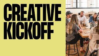 How to Run a Perfect Creative Kickoff Meeting