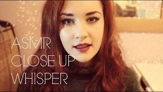 ASMR super close up whisper with lip smacking!