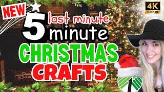 New 5 Minute Christmas Crafts That Don’t Look Cheap | Dollar Tree Christmas DIYS