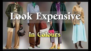 How to look Expensive While wearing Colours || by.veronikaportfolio |