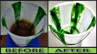 Without Scrub, Soap -Without Hand Cleaning How To Clean Dirty Bucket In 1-Minute At Home