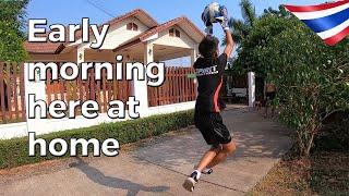 Early morning here at home | Living in Udon Thani Thailand