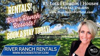 Condo162 FOR RENT at Westgate River Ranch Resort. Perfect for long stays! Call Michelle 727-432-2776