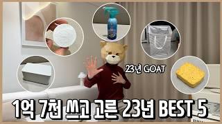 1억 7천 쓰고 뽑은 23년 가장 만족한 소비 BEST 5 l 내돈내산