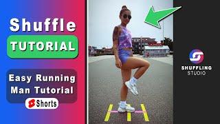 Easy Running Man Shuffle Dance Tutorial  for beginners on Friendships Song (2023 TikTok Music)