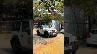 Mahindra thar white #thar #mahindra #tharlover #shorts #ytshorts #car #4x4 #fortuner #viralvideo