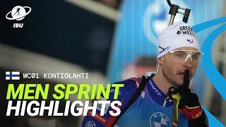 World Cup 24/25 Kontiolahti: Men Sprint Highlights