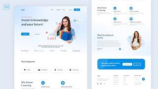 UI and UX Design Challenge | Landing Page Design