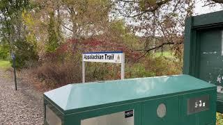 Appalachian Trail Metro-North Railroad train station New York State USA October 16th 2021