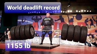 Zydrunas Savickas The BIGZ World Record Deadlift 1155 pounds World's Strongest Man