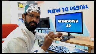 HOW TO INSTALL WINDOS 10 / PEN DRIVE BOOTING / IN TELUGU