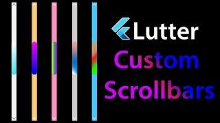 Flutter Tutorial - Create Custom Scrollbars | Draggable Scrollbar