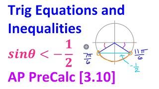 3.10L - Trig Equations and Inequalities [AP Precalculus]