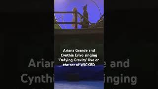 Ariana Grande and Cynthia Erivo singing Defying Gravity live #shorts #arianagrande #wicked #film