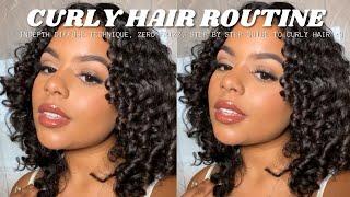 CURLY HAIR ROUTINE 2021 | WASH AND GO ROUTINE