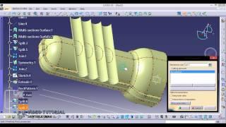 Catia Surface Tutorial- Modelling of Torch Body