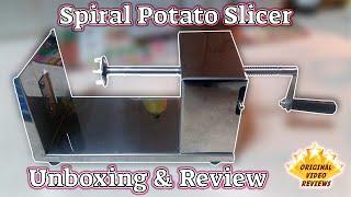 Manual Metal Spiral Potato Slicer Review ️