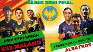  LIVE STREAMING BABAK SEMI FINAL PUTRA | X33 vs ALBATROS | ALAP-ALAP CUP III 2024 MALANG