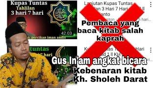  TANGGAPAN BALIK VIDEO KH. SUGIANTO TERKAIT TAHLILAN 3, 7 HARI MENURUT KH. SHOLEH DARAT