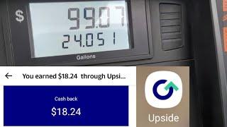 saving money on fuel with the Upside app