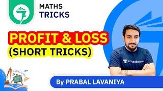 7-Minute Maths Tricks | Profit & Loss Short Tricks | By Prabal Lavaniya