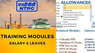 NTPC Detailed Training module for EET through Gate! #NTPC_Allowances#Salaries#leaves