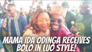 Oga Obinna, Mama Ida Odinga, Bahati Receive Bolo Bespoke  In Luo Style.