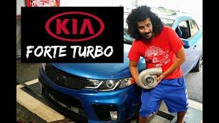 Kia Forte Koup First Gen is BOOSTED and makes 400WHP on a RusEFI on pump gas on the dyno!