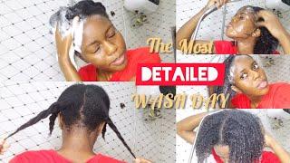 MY HEALTHY THICK NATURAL HAIR WASH ROUTINE FOR HAIR GROWTH//*must watch*CAREFULLY EXPLAIN