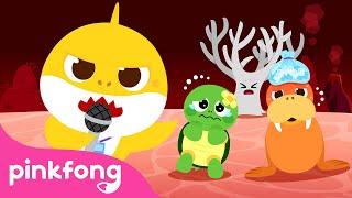  SOS! Animais Marinhos | Canções de Mudanças Climáticas |Pinkfong Canções para Crianças